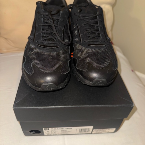 Adidas Y-3 Rhisu Run Triple Black Snaekers FU8504 Men 8 - Picture 5 of 8
